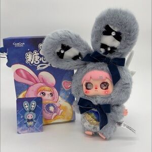 GuaGua plush series * Sesame Bunny* w/ RARE special eyes - NEW W/ TAGS 🐣🌸